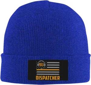 911 Dispatcher Beanie Hat Warm Knit Cuffed Beanie Cap Funny Winter Hat for Men Women