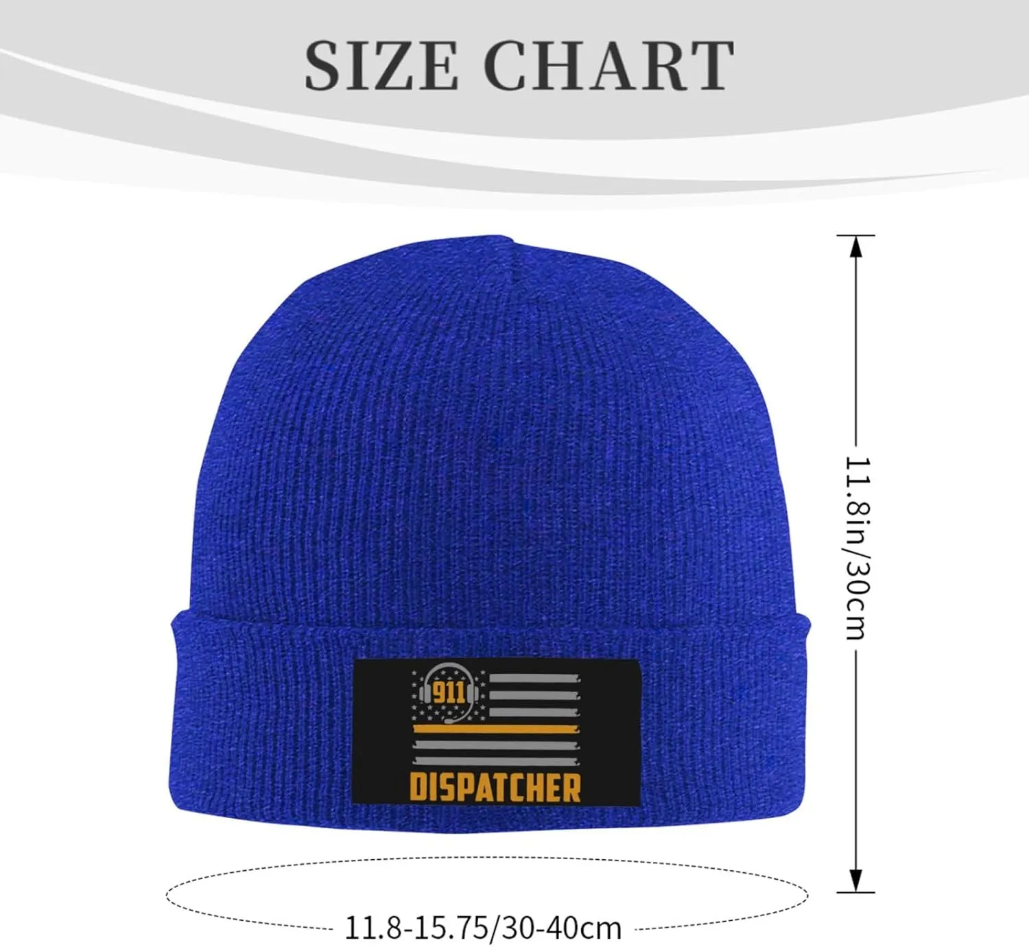 911 Dispatcher Beanie Hat Warm Knit Cuffed Beanie Cap Funny Winter Hat for Men Women