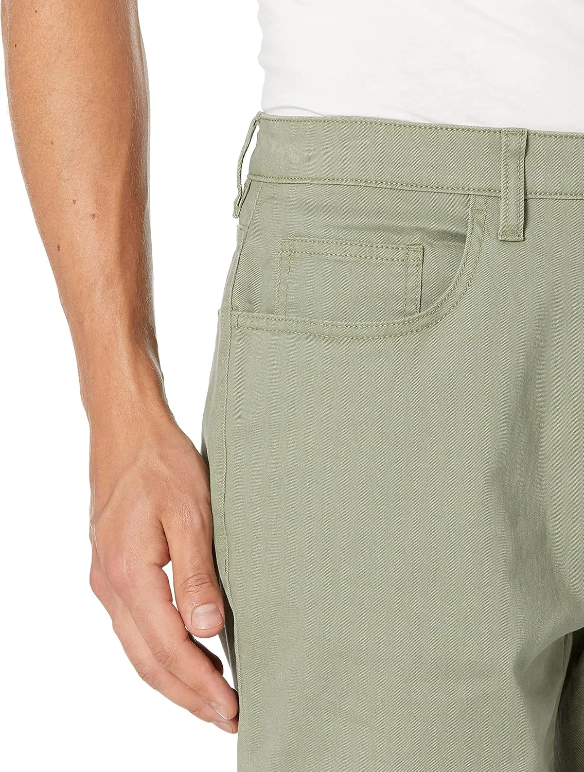 Amazon Essentials Men's Chinos, Athletic Fit, Work Pants, 5-Pocket, Comfort Stretch
