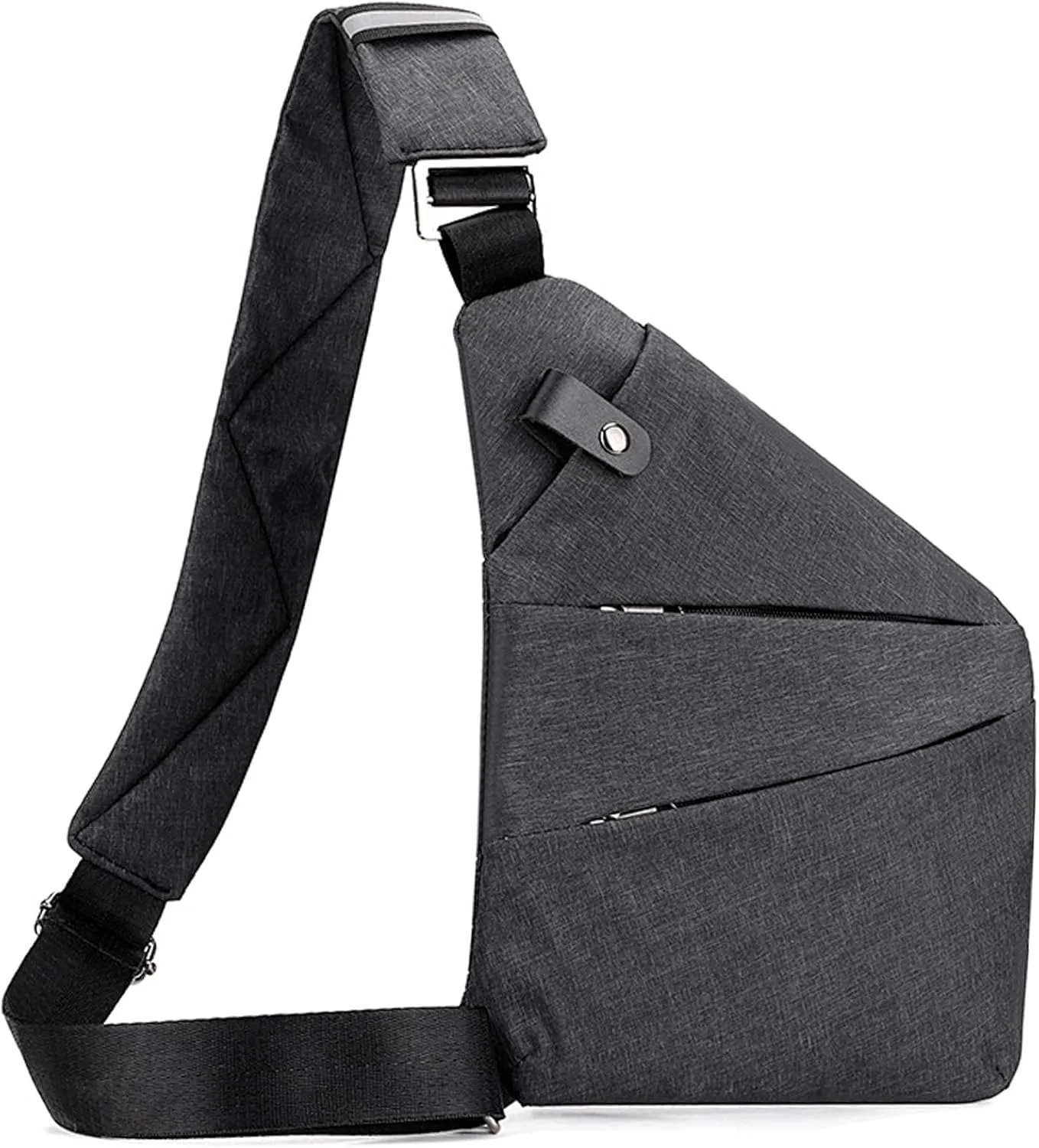 Anti Theft Crossbody Bags, Slim Sling Bag Anti-theft Travel Bag for Women Men, Lightweight Chest Shoulder Backpack