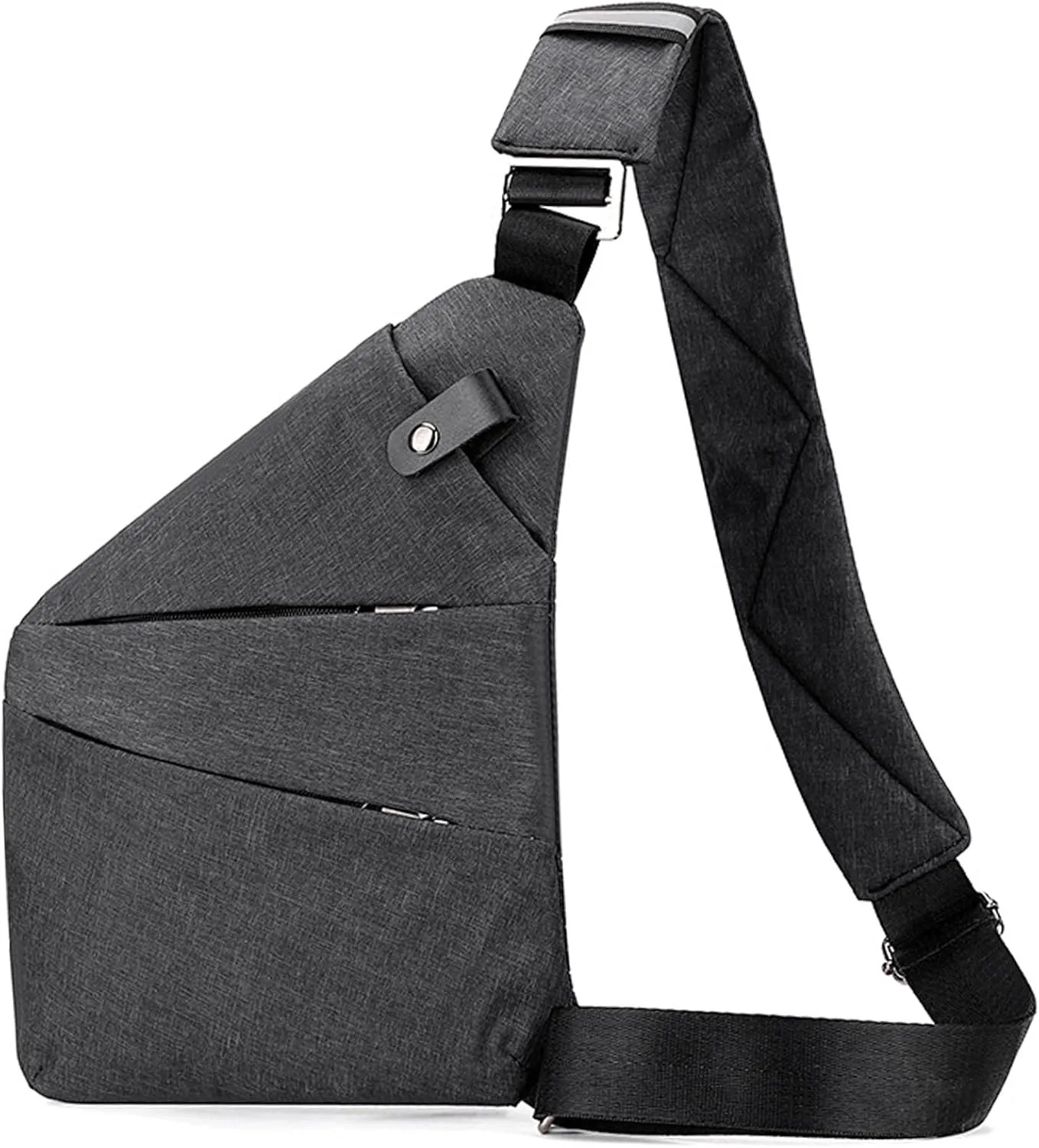 Anti Theft Crossbody Bags, Slim Sling Bag Anti-theft Travel Bag for Women Men, Lightweight Chest Shoulder Backpack