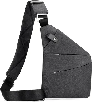 Anti Theft Crossbody Bags, Slim Sling Bag Anti-theft Travel Bag for Women Men, Lightweight Chest Shoulder Backpack