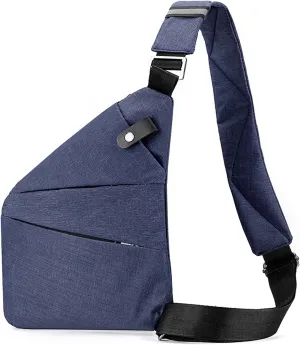 Anti Theft Crossbody Bags, Slim Sling Bag Anti-theft Travel Bag for Women Men, Lightweight Chest Shoulder Backpack