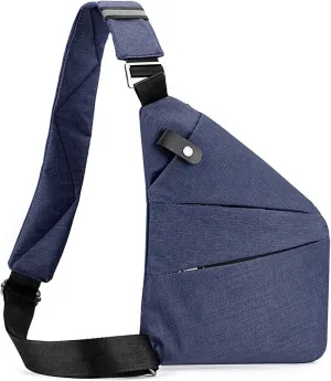 Anti Theft Crossbody Bags, Slim Sling Bag Anti-theft Travel Bag for Women Men, Lightweight Chest Shoulder Backpack