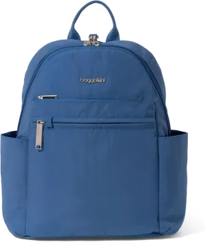 Baggallini Securtex Anti-theft Vacation Travel Backpack 10x13 Slash-Resistant Nylon Daypack w/RFID