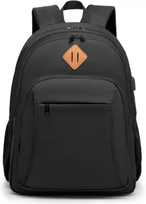 Beaulyn Travel Laptop Backpack, Anti Theft Backpack with USB Charging Port, Waterproof Bookbag & Computer Bag for Men & Women