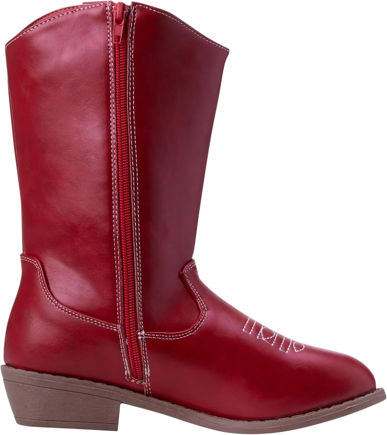bebe Girls Cowboy Boots - Classic Western Country Cowgirl Boots - Mid Calf Riding Shoes for Toddlers Little and Big Girls