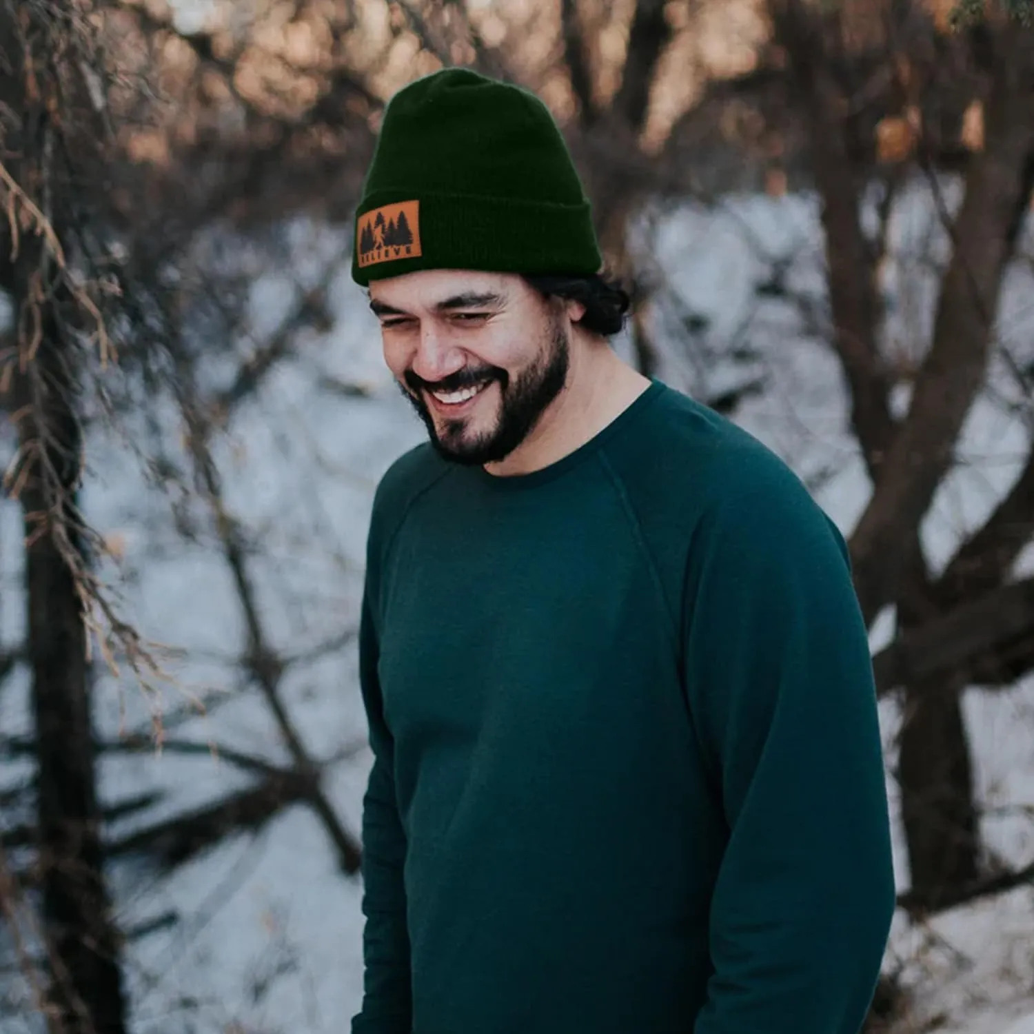 Bigfoot Beanie for Men - Sasquatch Hat Winter Knit Cuffed Beanie for Women - Bigfoot Gifts for Christmas & New Year
