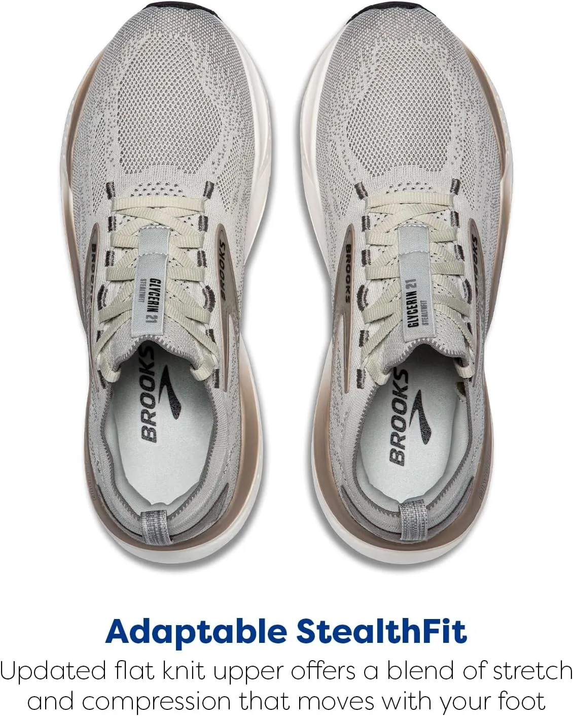 Brooks Men??s Glycerin Stealthfit 21 Neutral Running Shoe
