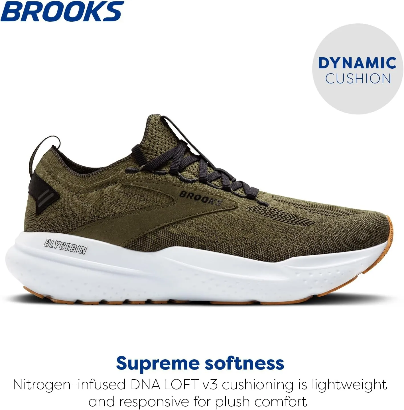 Brooks Men??s Glycerin Stealthfit 21 Neutral Running Shoe