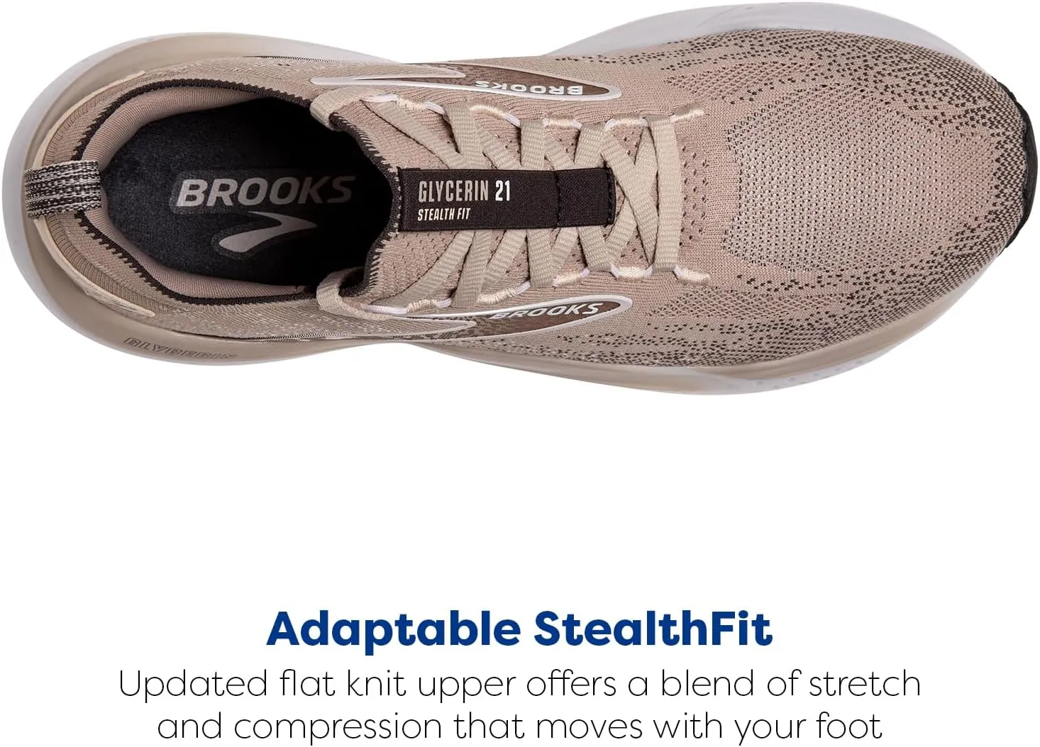 Brooks Men??s Glycerin Stealthfit 21 Neutral Running Shoe