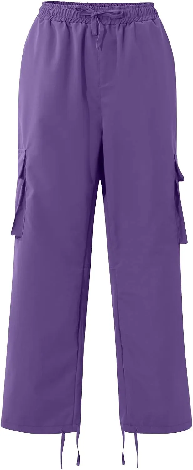 Cargo Pants for Men Baggy Drawstring Elastic Waist Sweatpants Stylish with Pockets Work Pants 2024 Joggers Trousers