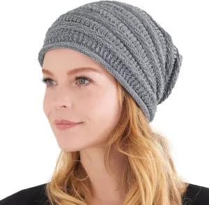 CHARM Extra Slouchy Summer Beanie for Men - Women Baggy Hipster Knit Cotton Slouch Hat