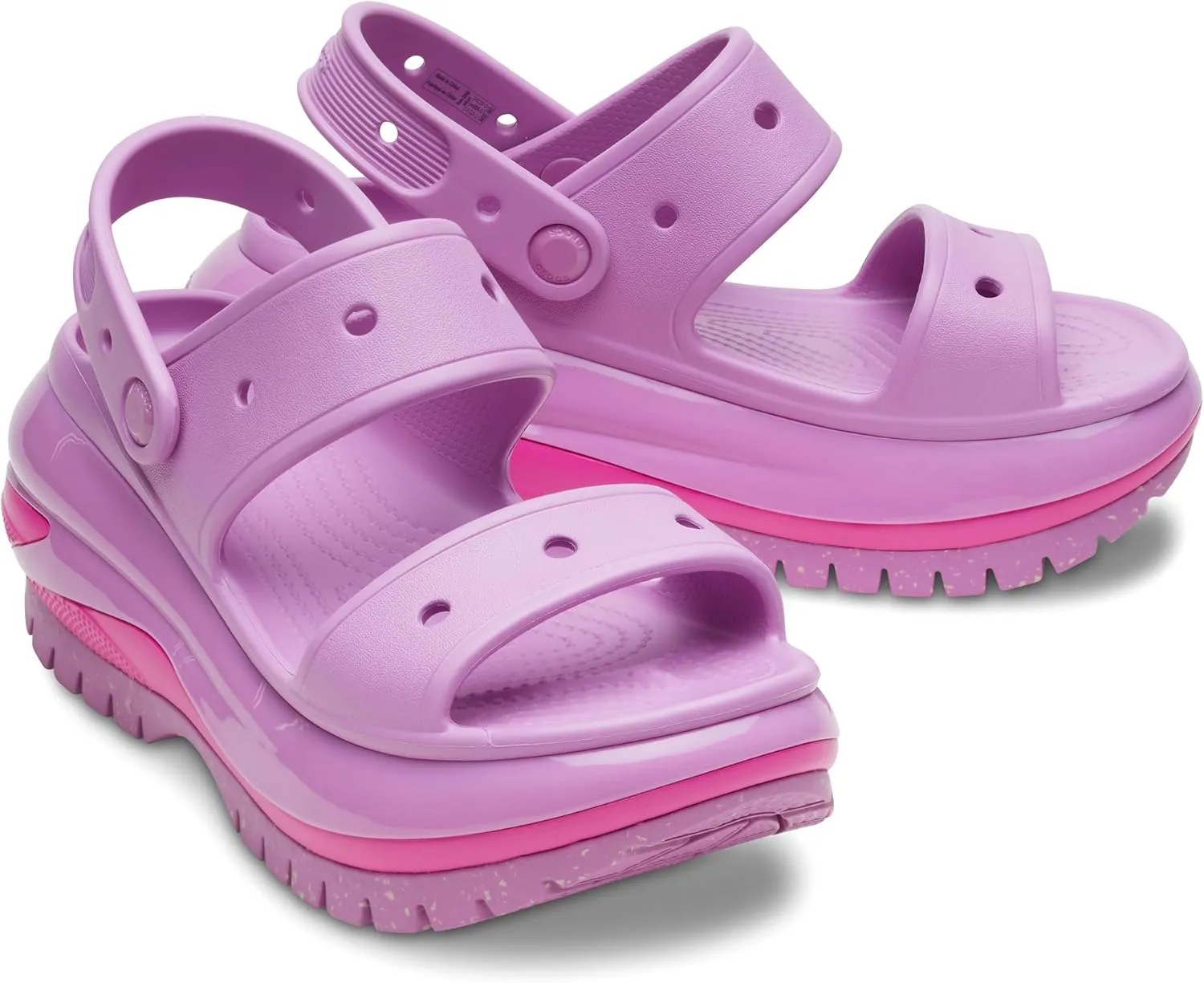 Crocs Unisex-Adult Classic Mega Crush Sandal | Platform Sandals