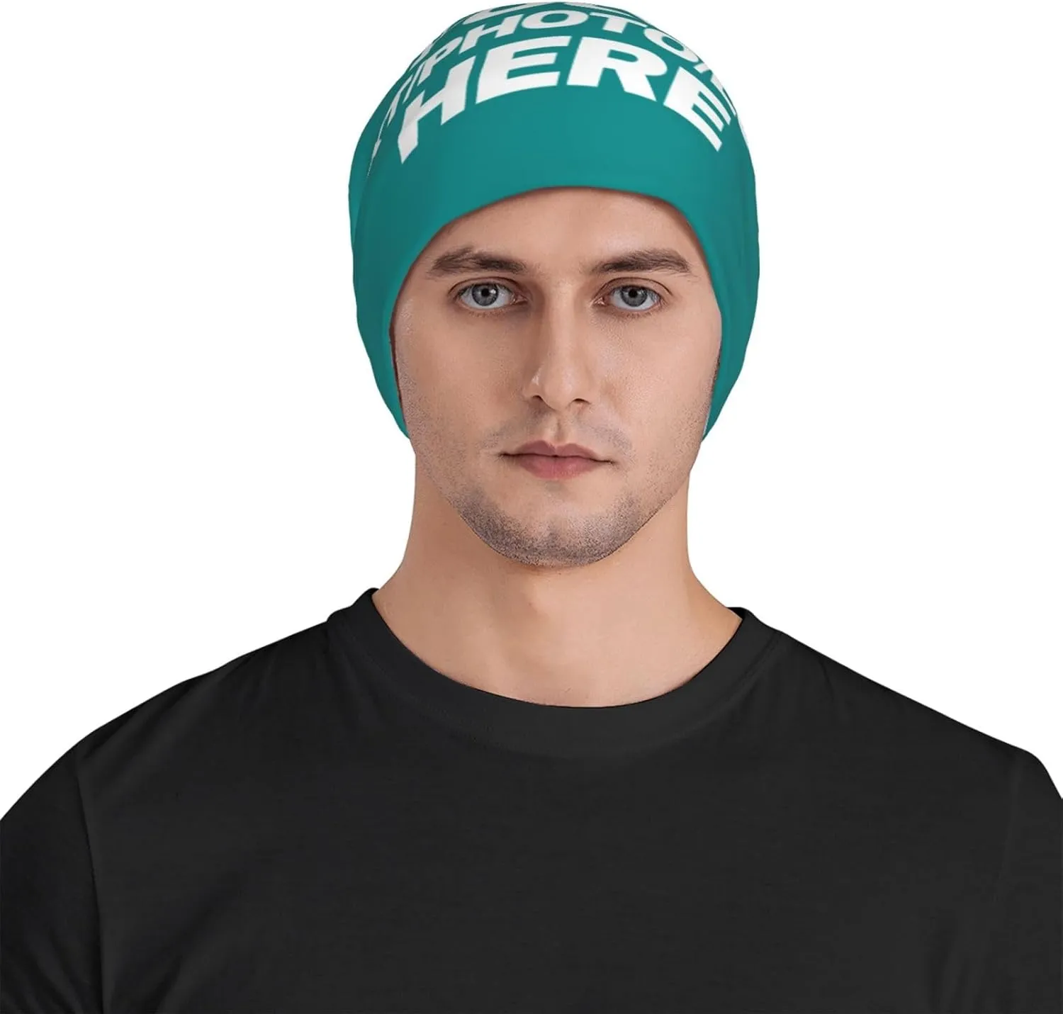 Custom Beanie for Men Women Customized Beanies Design Your Own Text/Photo/Logo/Image/Name/Picture Personalized Skull Cap