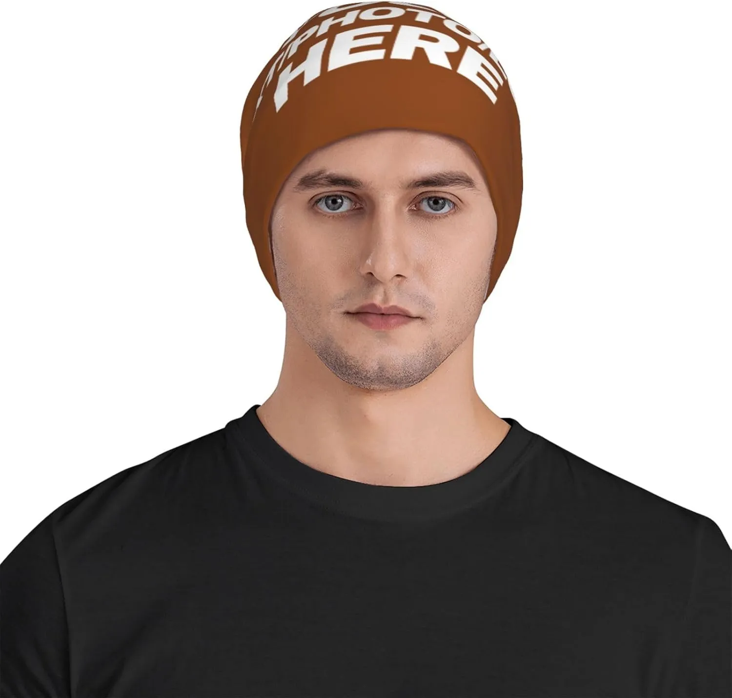 Custom Beanie for Men Women Customized Beanies Design Your Own Text/Photo/Logo/Image/Name/Picture Personalized Skull Cap