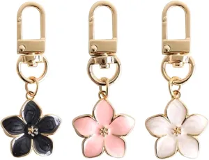 Cute Flower keychains for Women, Aesthetic Keychain Charms, Bag  Purse Charms for Handbags  Backpacks Accessories