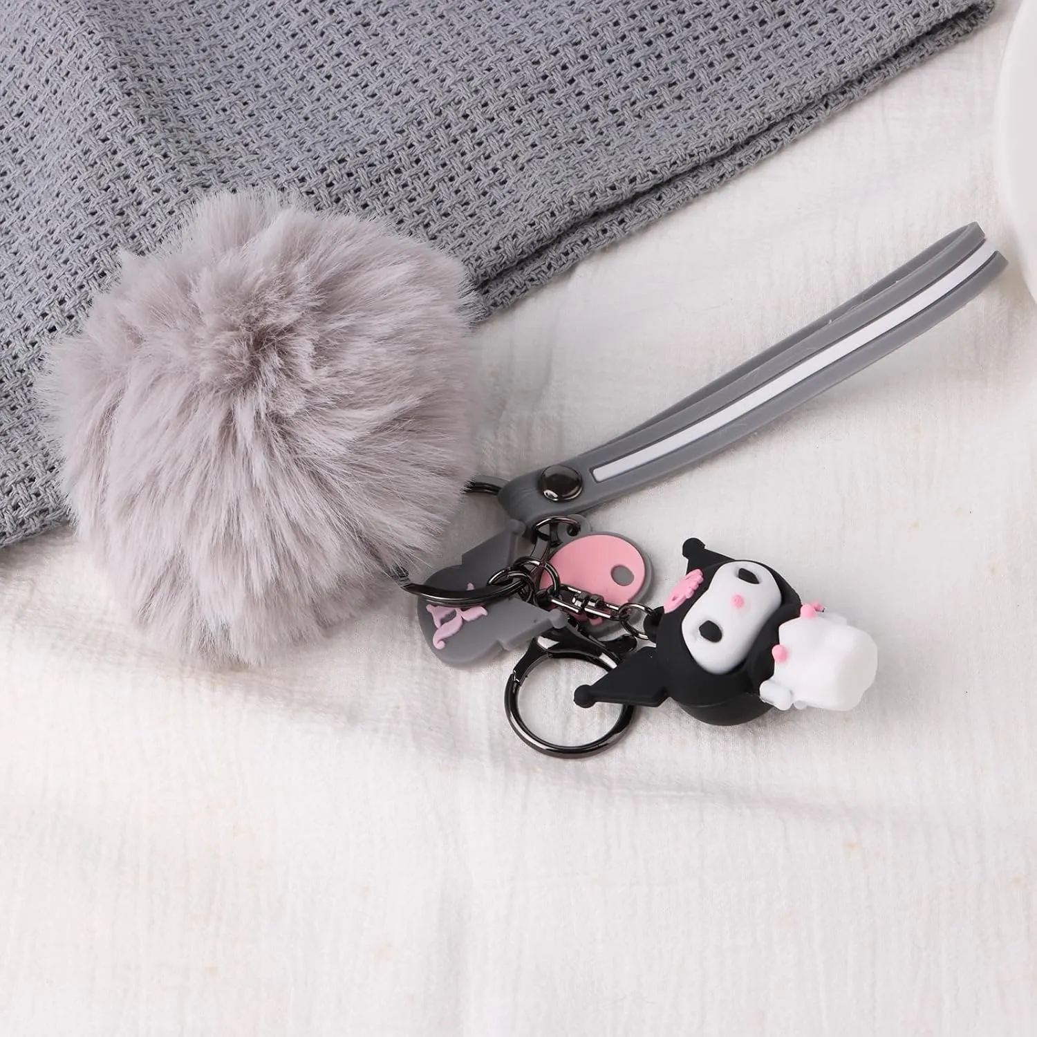 Cute Keychains for Girls,Kawaii Car Keychain Accessories,Key Purse Handbag Charms for Women