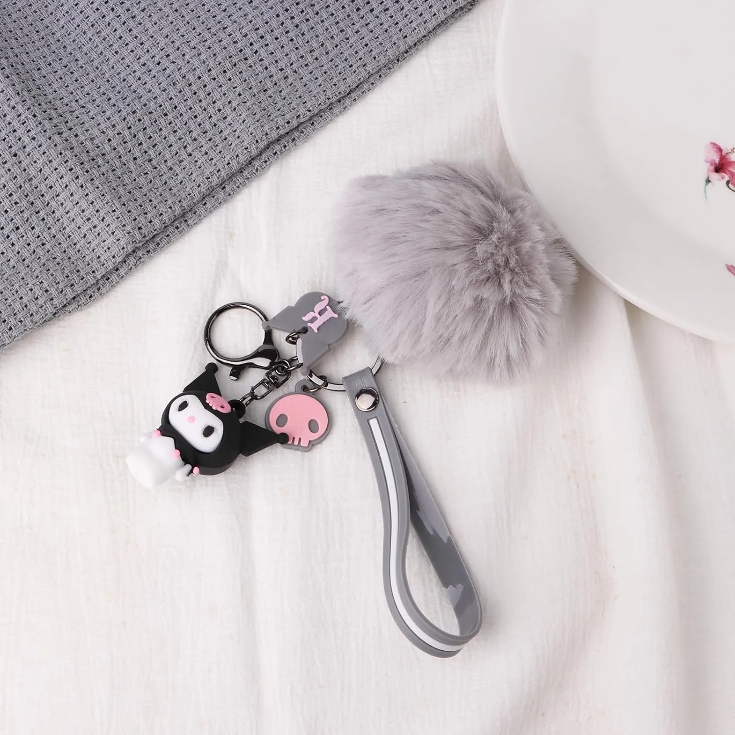 Cute Keychains for Girls,Kawaii Car Keychain Accessories,Key Purse Handbag Charms for Women