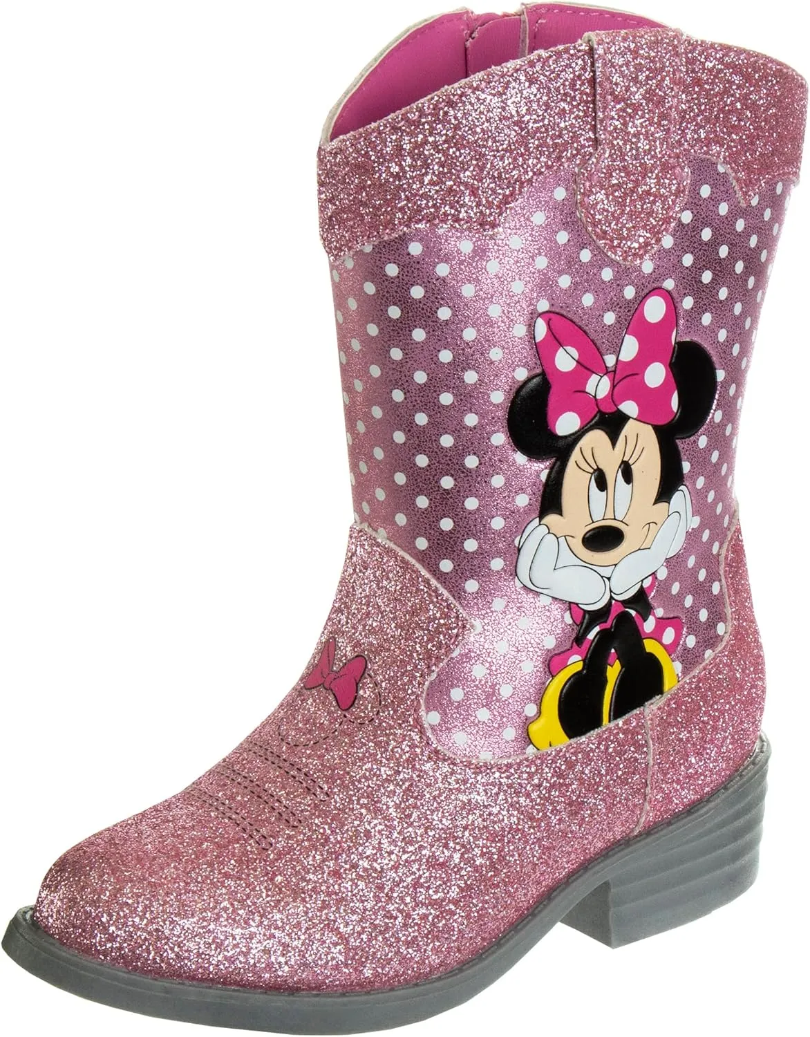 Disney Minnie Mouse Cowgirl Western Boots (Toddler-Little kid)