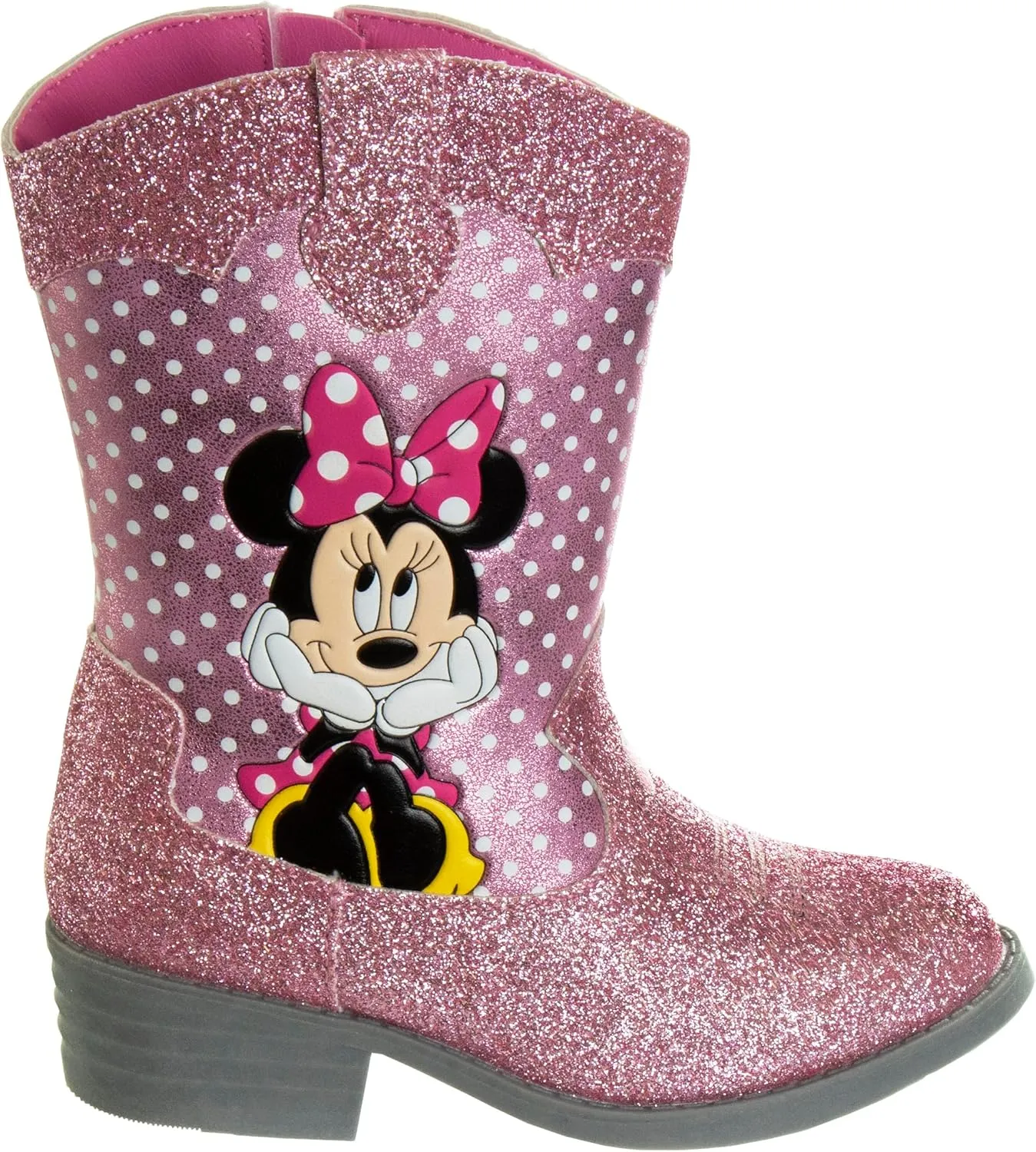 Disney Minnie Mouse Cowgirl Western Boots (Toddler-Little kid)