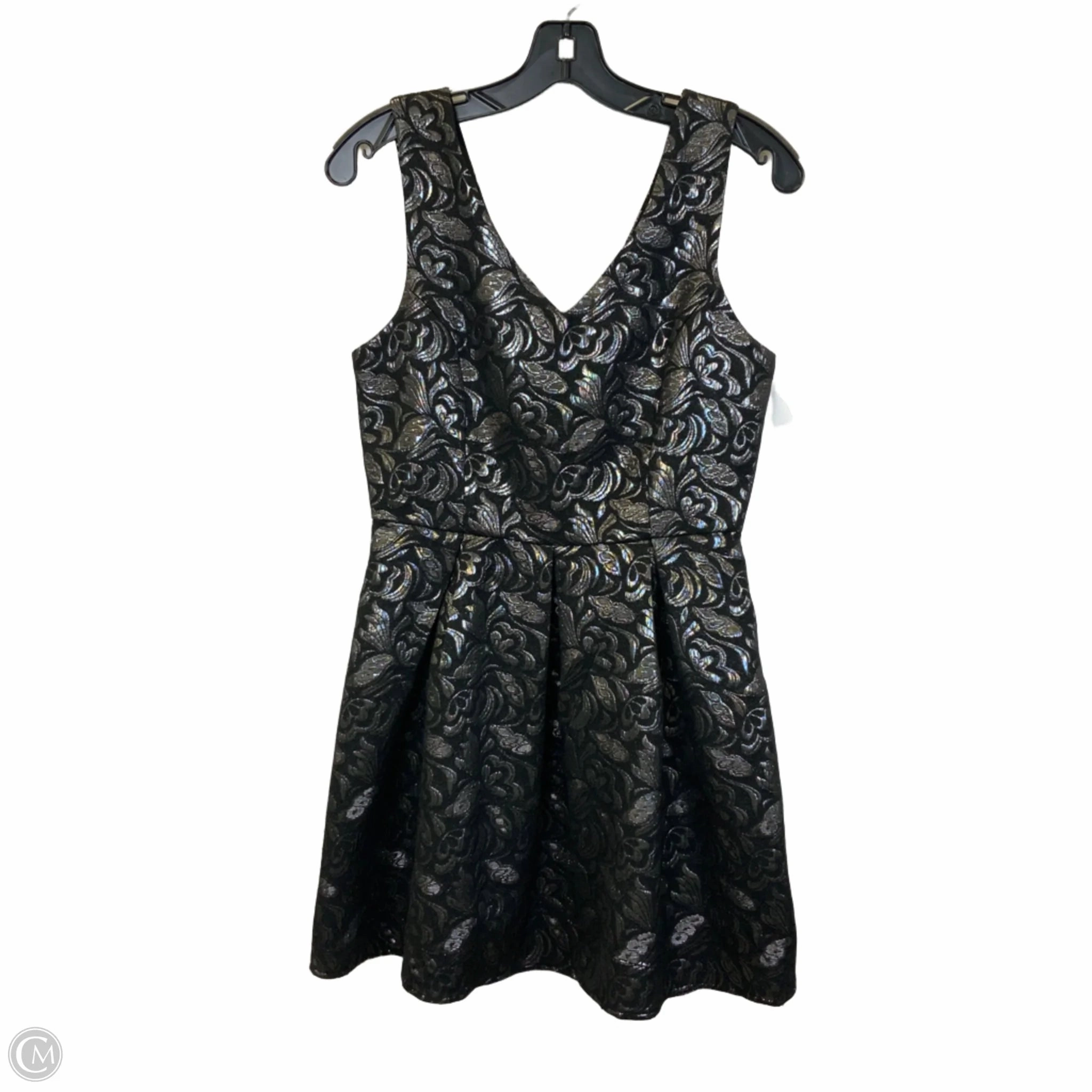 Dress Party Short By One Clothing In Black & Silver, Size: S