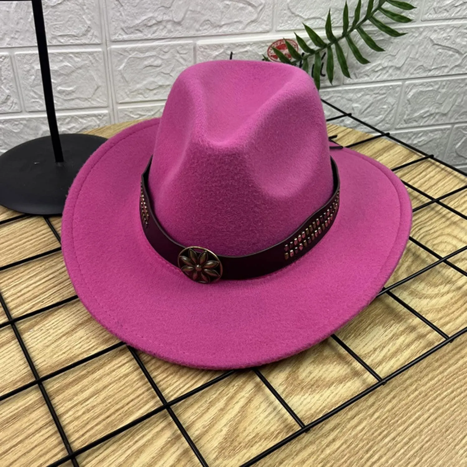 Fashionable Fedora Fedoras Men Wide for Women Dress Hat Women's and Hats Baseball Caps Boys Fedora Cowboy Hat
