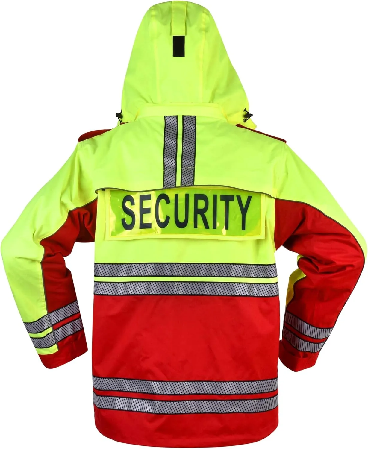 First Class Men's High Visibility Waterproof Parka Jackets with Reflective Tape