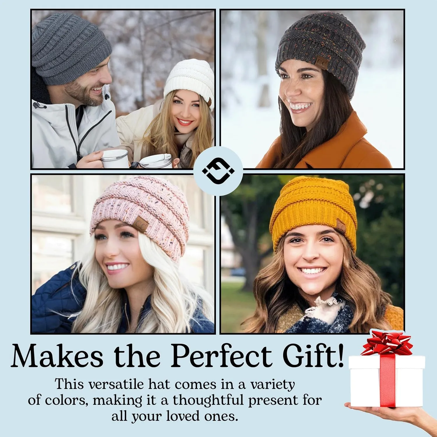 Funky Junque Cozy Pom Beanie - Stylish Winter Hat for All Seasons & Outdoor Activities