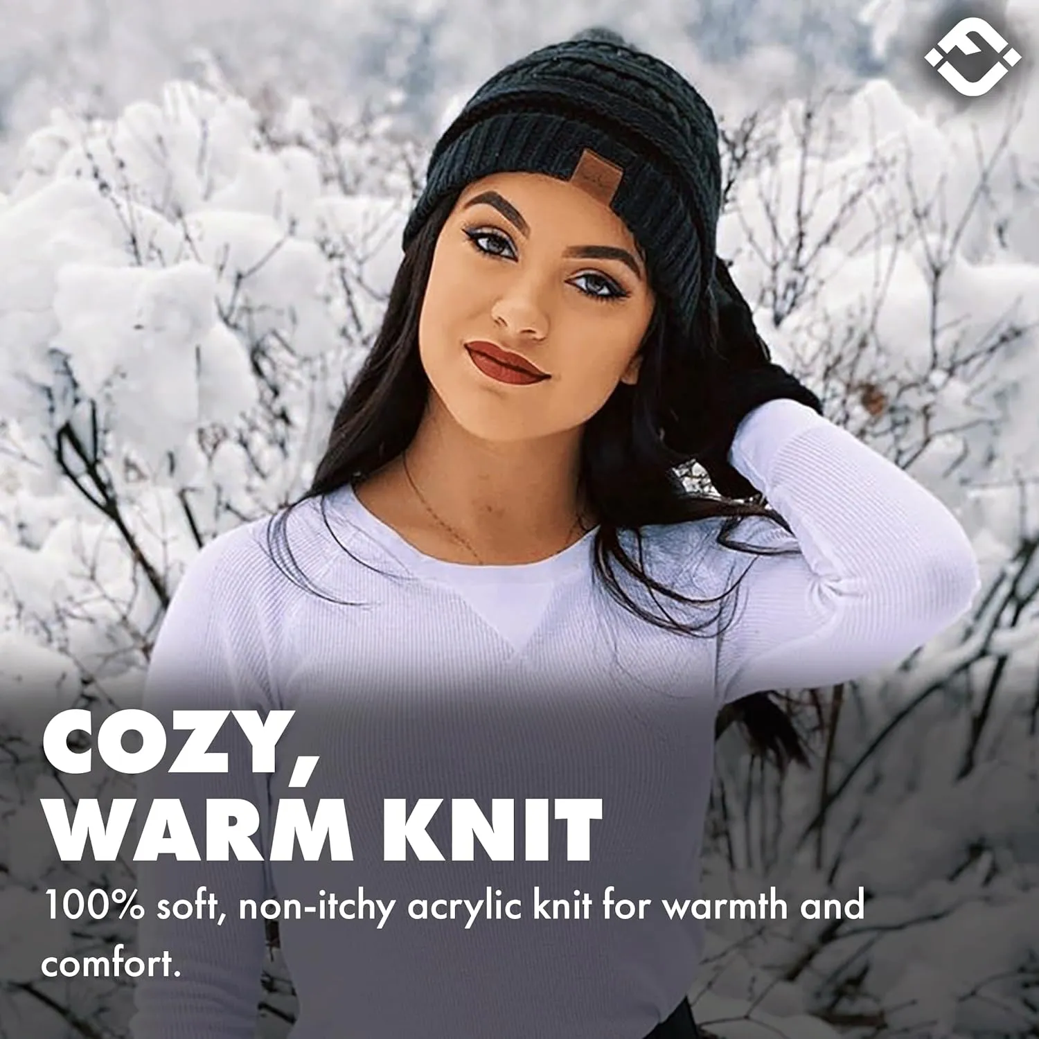 Funky Junque Cozy Pom Beanie - Stylish Winter Hat for All Seasons & Outdoor Activities