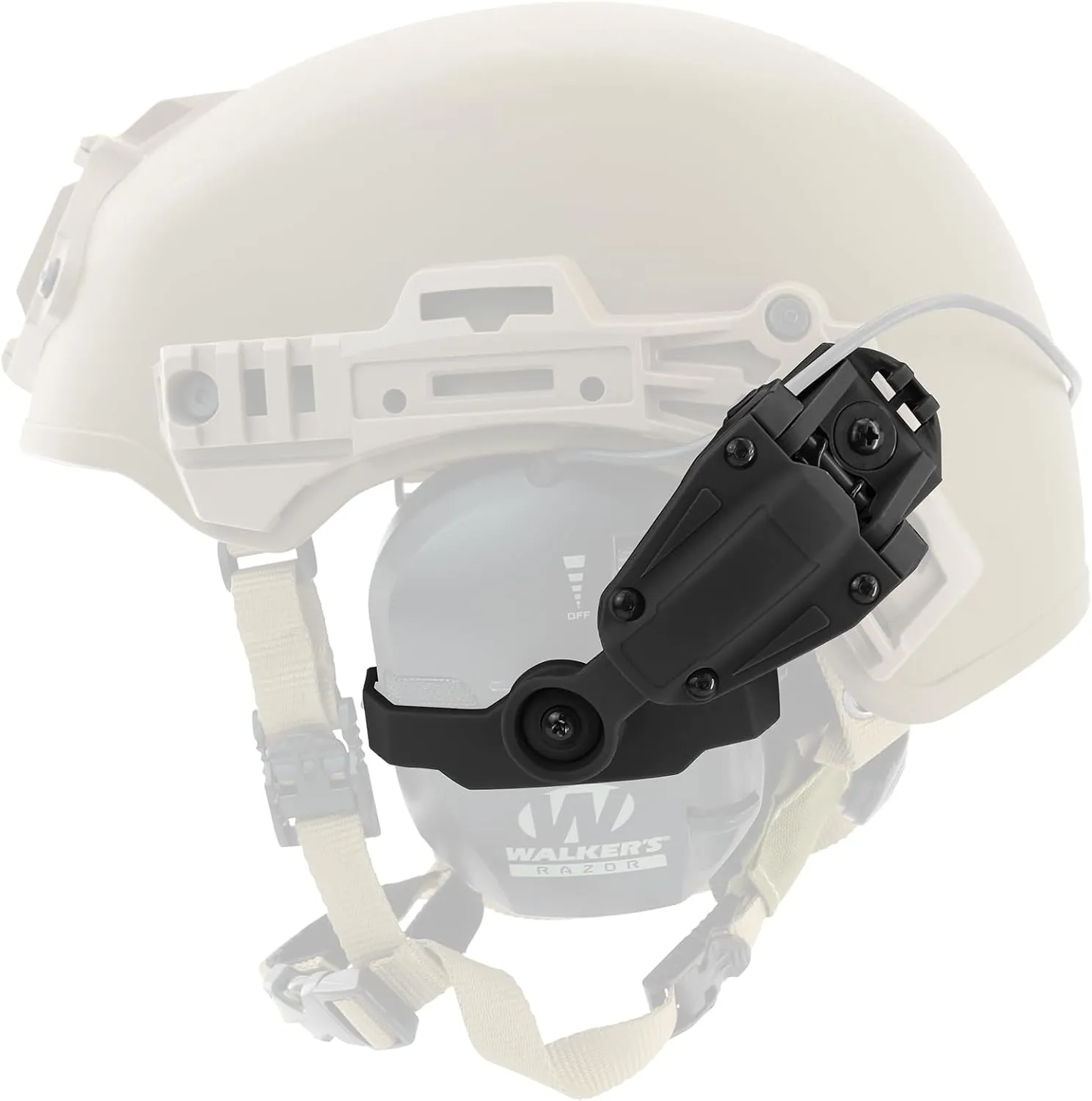 HEARFALCOM For Walker's Razor Earmuffs (Walkers Razor Digital) Wendy Rail Adapter For Wendy 2.0 3.0 Helmet