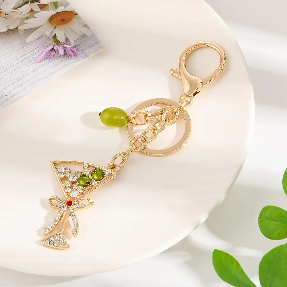 Keychain Bag Charms Car Keyrings | Purse Handbag Charms for Women | Fruit Bag Key Chain Accessories Gift