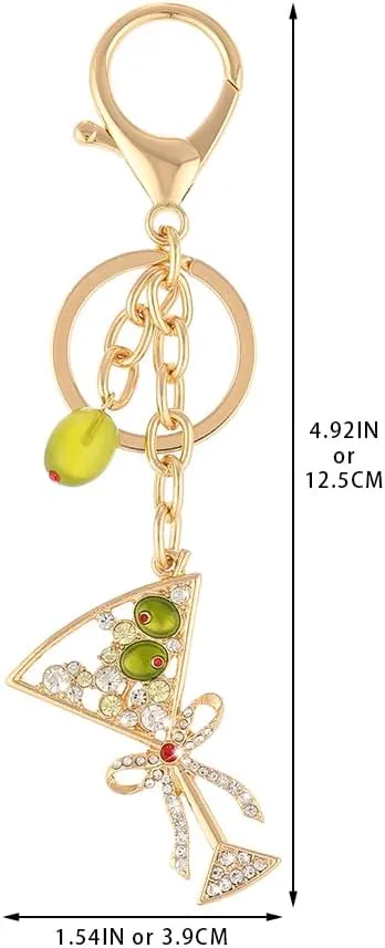 Keychain Bag Charms Car Keyrings | Purse Handbag Charms for Women | Fruit Bag Key Chain Accessories Gift