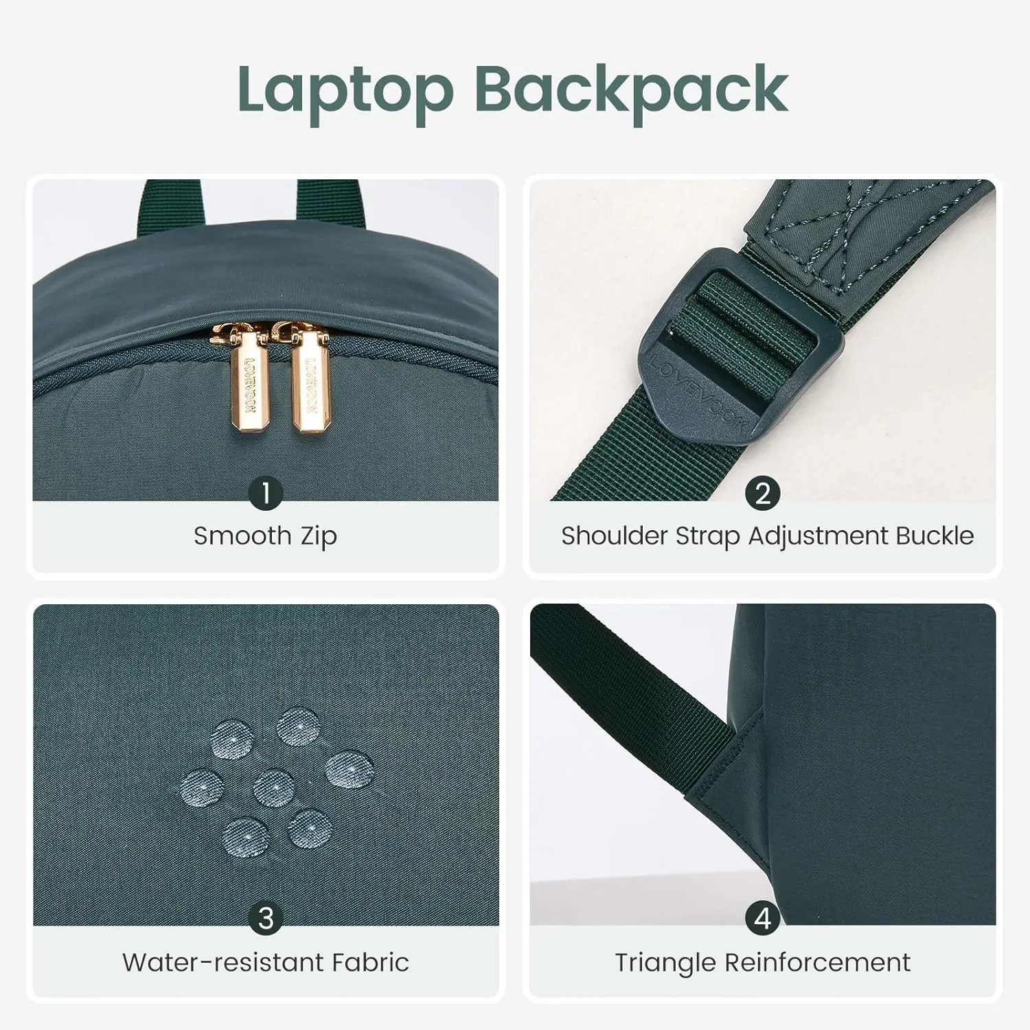 LOVEVOOK Mini Backpack Purse for Women, Small Puffer Lightweight Backpack, Casual Daily Daypack Purse for Women, Cute bag with Anti-theft Pocket for Travel-Teal