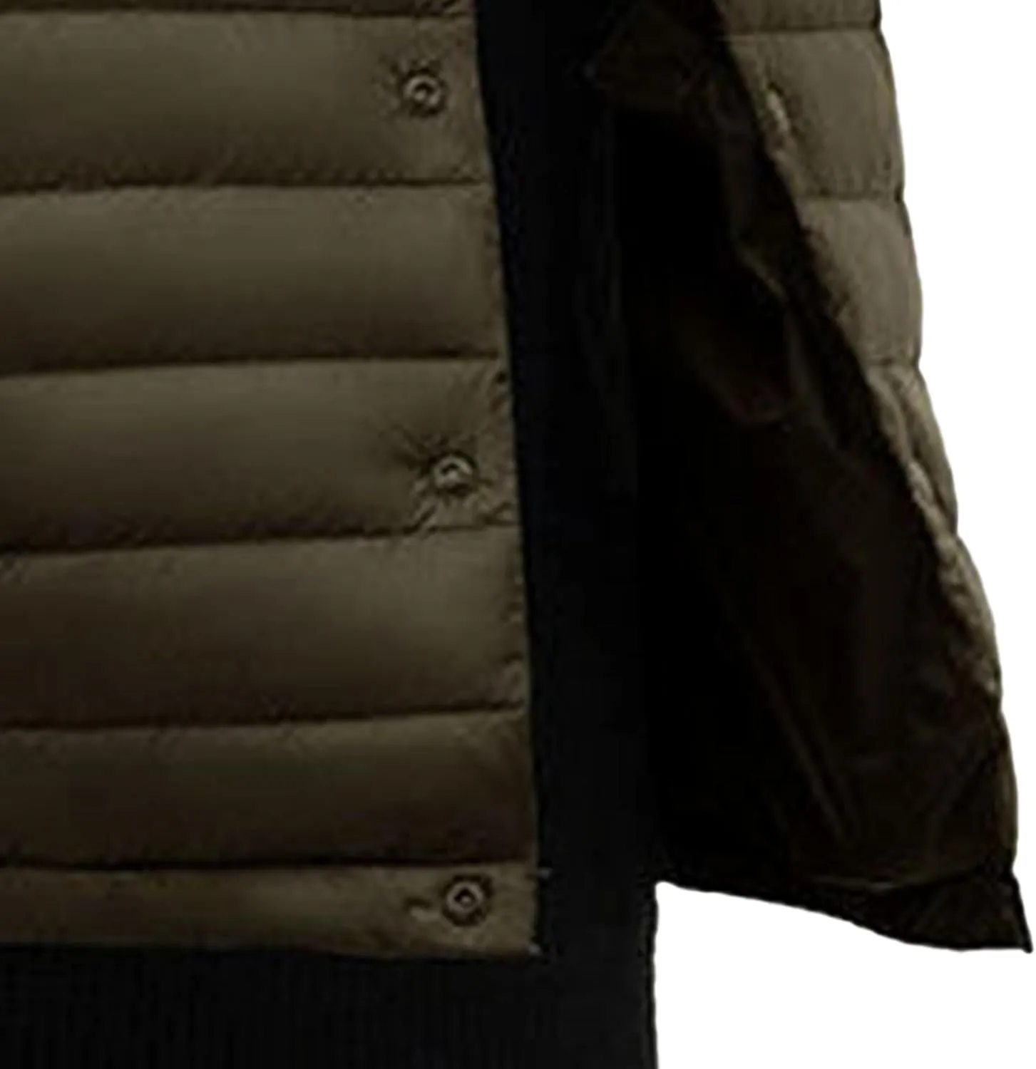 Maiyifu-GJ Men Collarless Padded Down Vest V-Neck Button Quilted Thicken Vest Coat Lightweight Winter Warm Sleeveless Jacket