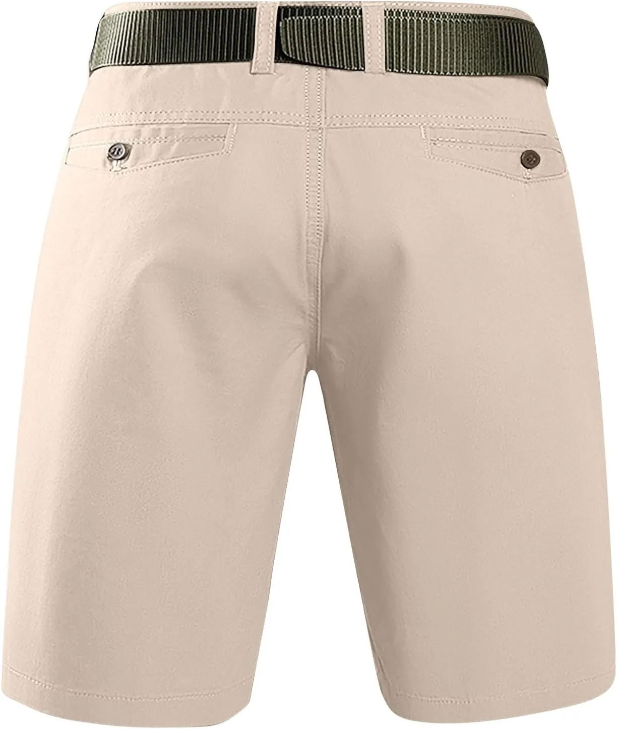 Men's Chino Shorts Summer Lightweight 9" Inch Cotton Golf Hybrid Dress Shorts Flat Front with Pockets for Casual Work