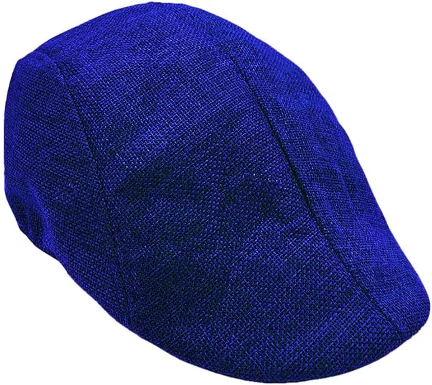 Men's Classic Herringbone Wool Newsboy Hat Winter Hats Gatsby Hunting Fishing Hat for Men Leather Fedora Hats