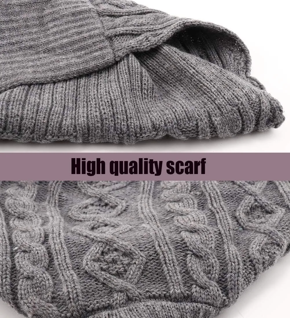 Moon Kitty Boys Winter Hats and Scarf Set Toddler Beanies Set for Boys Winter