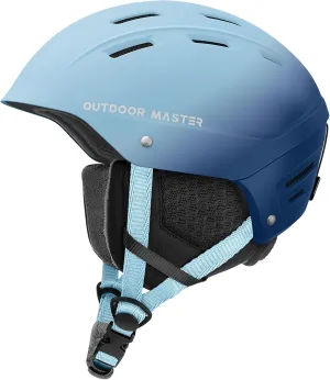 OutdoorMaster Kelvin II Ski Helmet - Snow Sport Helmet Snowboard Helmet for Men Women & Youth