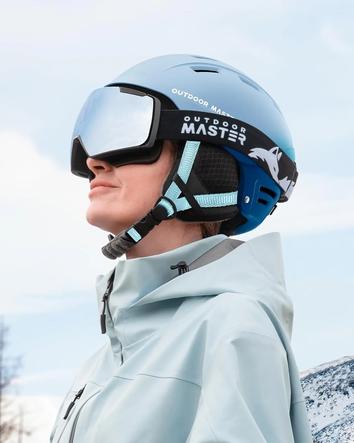 OutdoorMaster Kelvin II Ski Helmet - Snow Sport Helmet Snowboard Helmet for Men Women & Youth