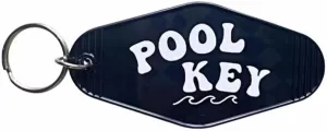 Pool Key Keychain Plastic Vintage Motel Keychain Key Tag Pool Accessories for Women Men