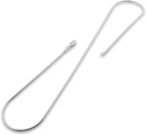 PORI JEWELERS 925 Sterling Silver Italian Magic Snake Chain Necklace - 16"-30"