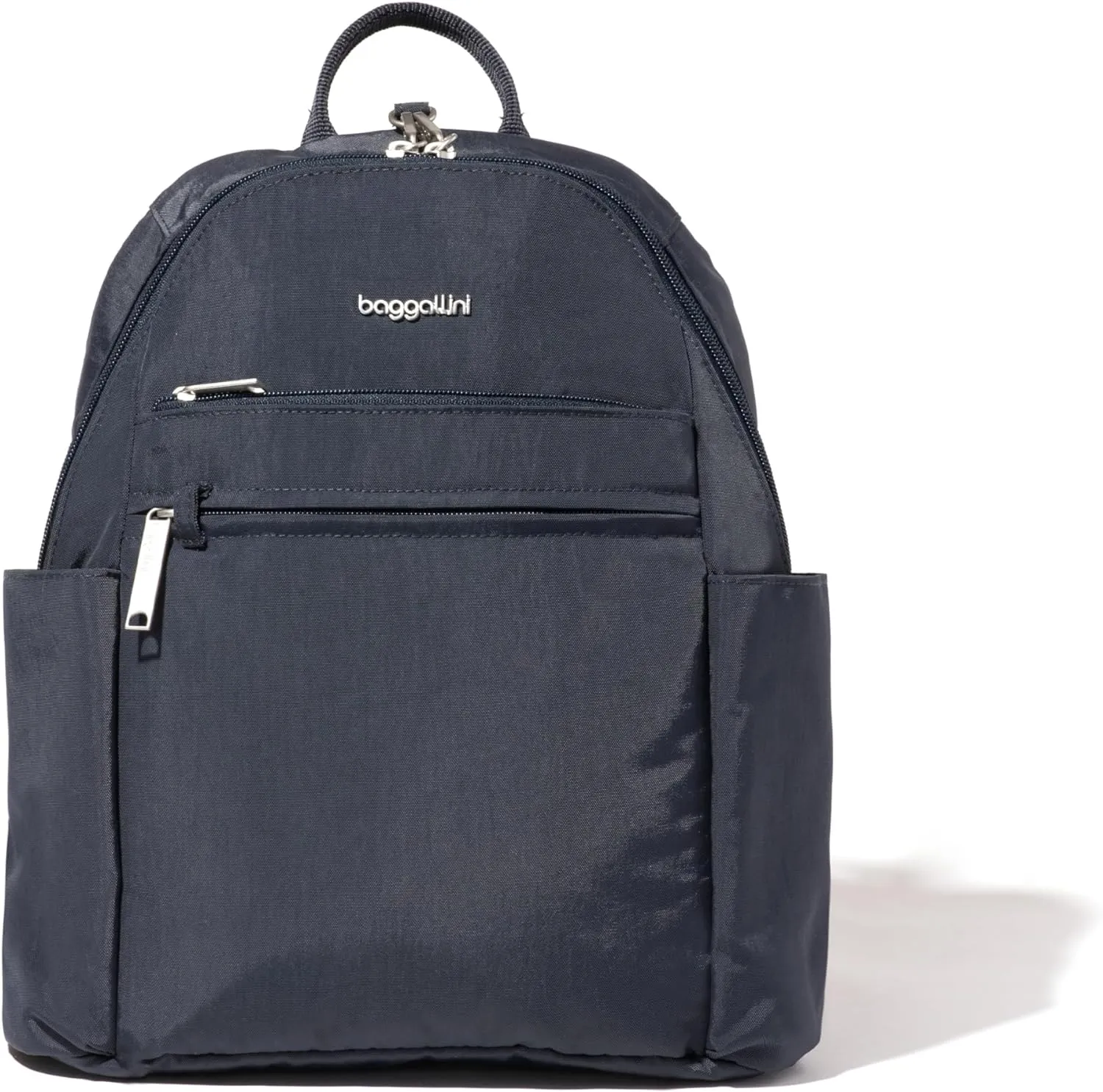 Securtex Anti-theft Vacation Travel Backpack 10x13" Slash-Resistant Nylon Daypack w/RFID, French Navy