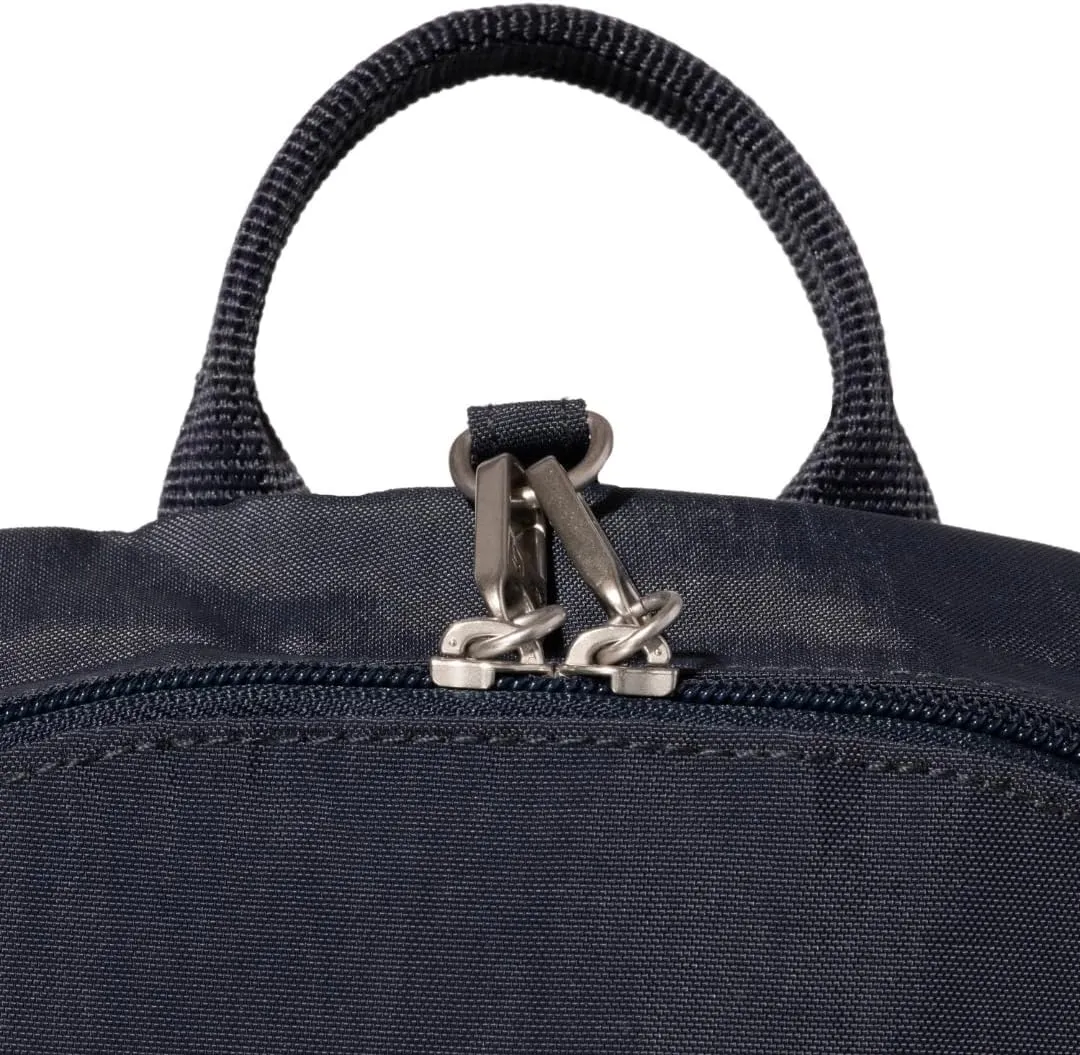 Securtex Anti-theft Vacation Travel Backpack 10x13" Slash-Resistant Nylon Daypack w/RFID, French Navy