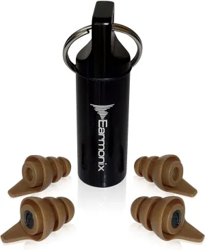 Shooting & Impact Ear Plugs - Impulse Noise Reducing - Protects from Harmful Noise Levels - Tactical Filter Design for Military & Police Use - Medical Grade TPE for Health, Safety, Comfort