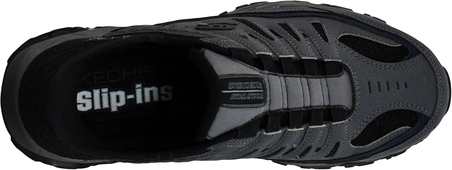 Skechers Men's Afterburn M. Fit Ridgeburn Hands Free Slip-in Loafers