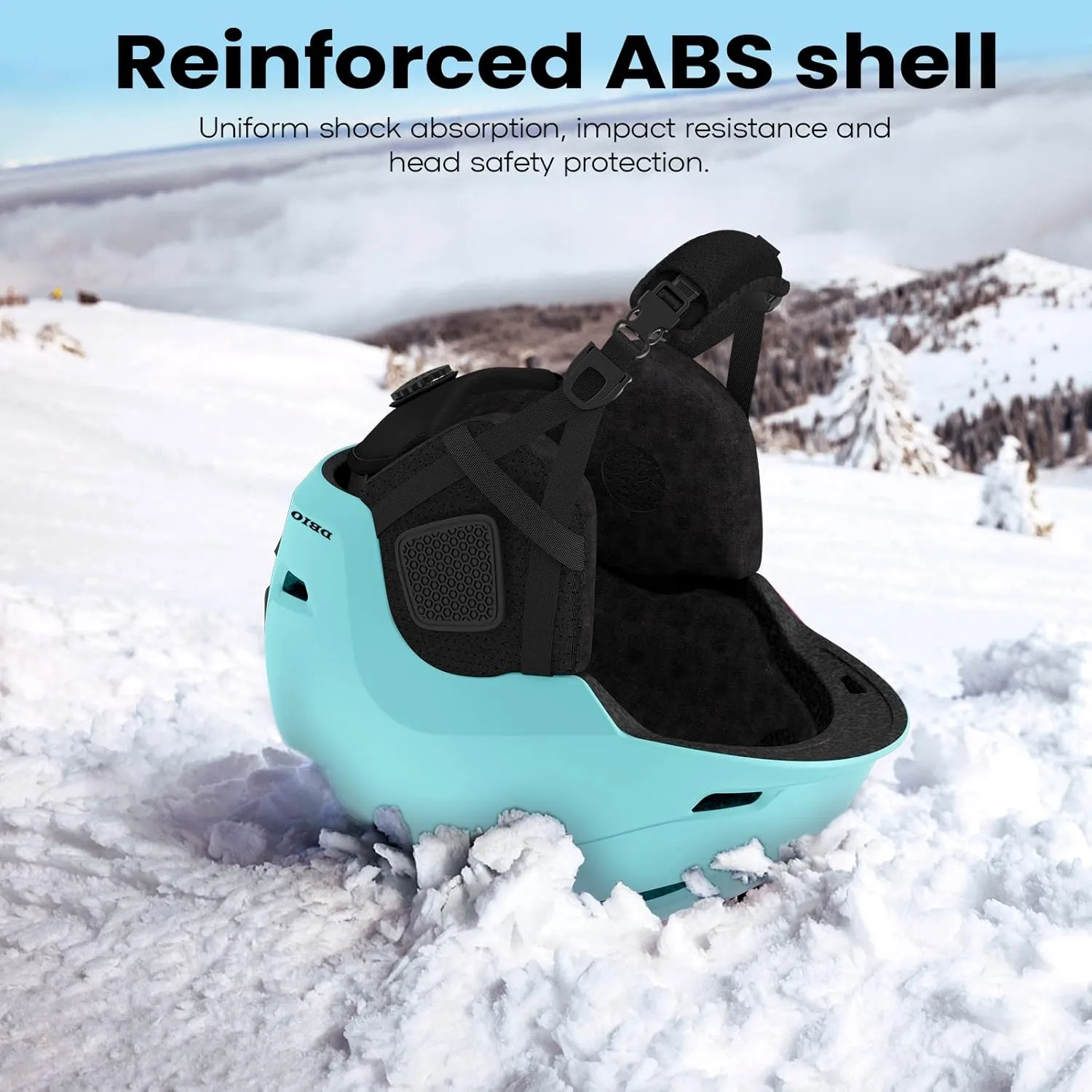 Snowboard Helmet, Ski Helmet for Adults-with 9 Vents, ABS Shell and EPS Foam, Snow Helmets for Men and Women Youth