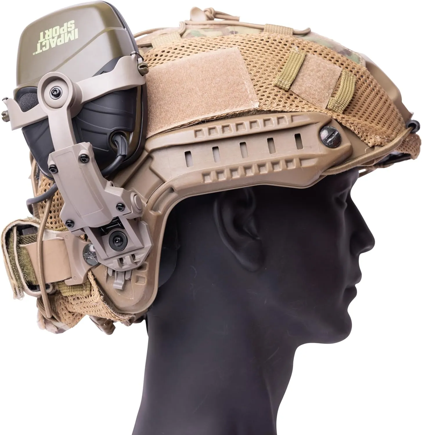 Tigrett ARC Rail Adapter for Helmets - Compatible with Ops-Core, FAST, ACH, MICH, AMP Arms, Howard Leight Earmuffs