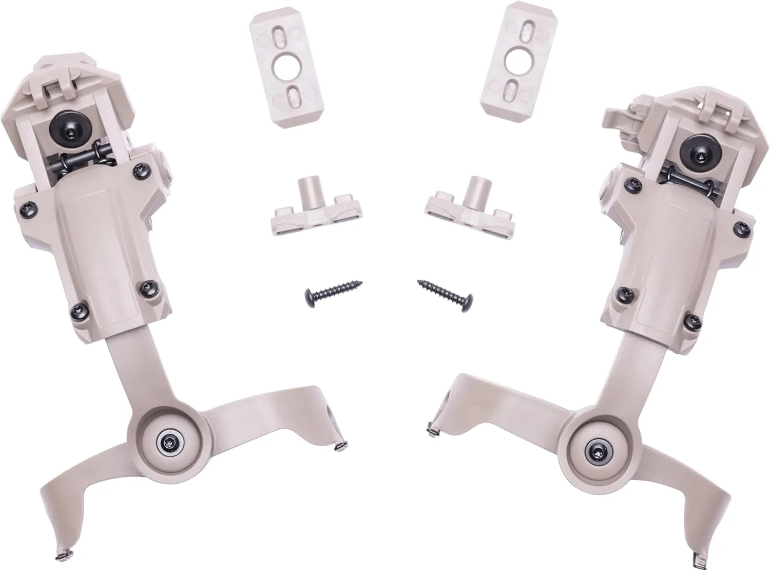 Tigrett ARC Rail Adapter for Helmets - Compatible with Ops-Core, FAST, ACH, MICH, AMP Arms, Howard Leight Earmuffs