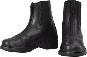 TuffRider Children??s Starter Front Zip Paddock Boots | Durable, Easy to Clean Water-Resistant Horse Riding Boots for Kids